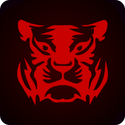 โลโก้ค่ายเกม Red tiger - เสือแดง