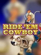 โลโก้เกม Ride 'em Cowboy - ขี่ 'em คาวบอย