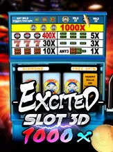 โลโก้เกม Excited Slot 3D 1000X - ตื่นเต้นสล็อต 3D 1000X