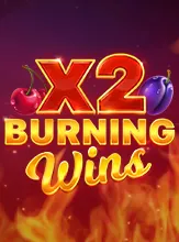 โลโก้เกม Burning Wins x2 - วงล้อผลไม้สุดร้อนแรง