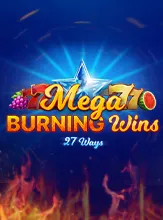โลโก้เกม Mega Burning Wins: 27 ways - วงล้อผลไม้สุดร้อนแรง