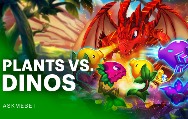 โลโก้เกม Plants vs. Dinos - พืชปะทะไดโนเสาร์