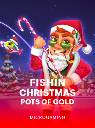 โลโก้เกม Fishin' Christmas Pots of Gold - Fishin' กระถางคริสต์มาสทองคำ