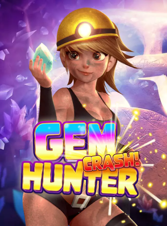 โลโก้เกม Gem Hunter Crash - เจมส์อันเตอร์ แครช