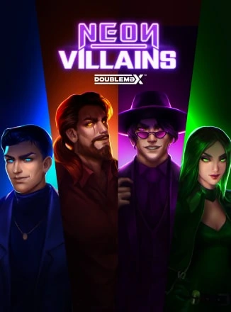 โลโก้เกม Neon Villains Doublemax - วายร้ายสีนีออน