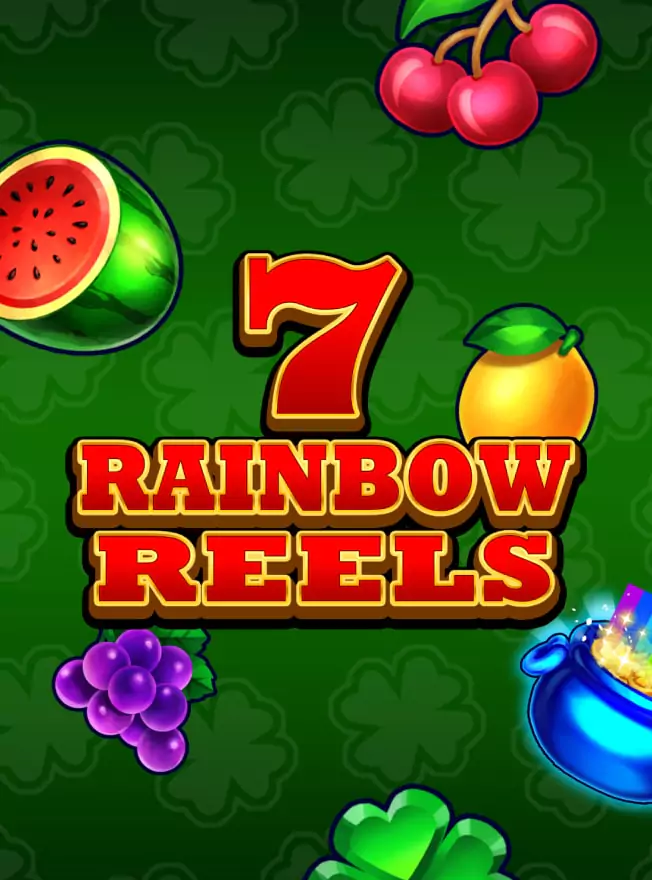 โลโก้เกม Rainbow Reels - วงล้อสายรุ้ง